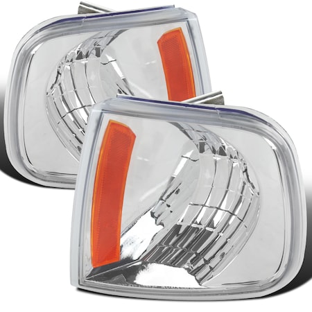 Spec-D Tuning 97-03 Ford F150 Corner Lights Chrome 2LC-F15097-RS